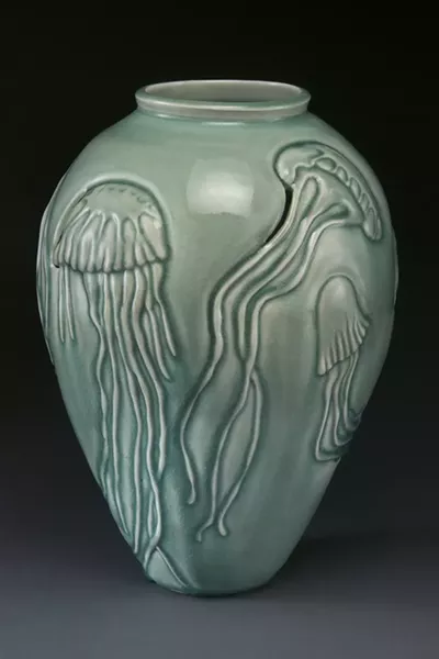 Linda Heisserman, Porcelain, hand carved. - SUBMITTED