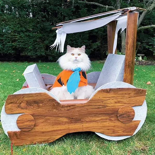 Our 1st Place winner Louie as Fred Flintstone. - SUBMITTED