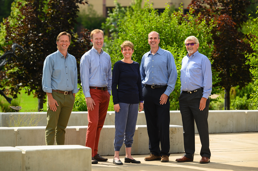 Lauren Sprang, center, officially resigned from the Board of Directors on Nov., 19. - BEND PARK AND RECREATION DISTRICT