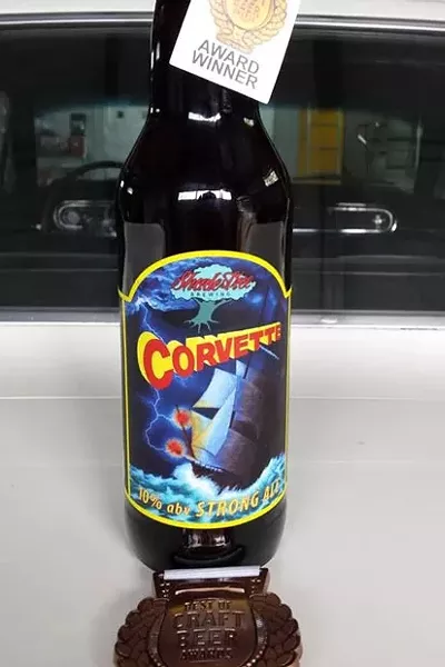Corvette Strong Ale, with its winnings. - COURTESY SHADE TREE BREWING
