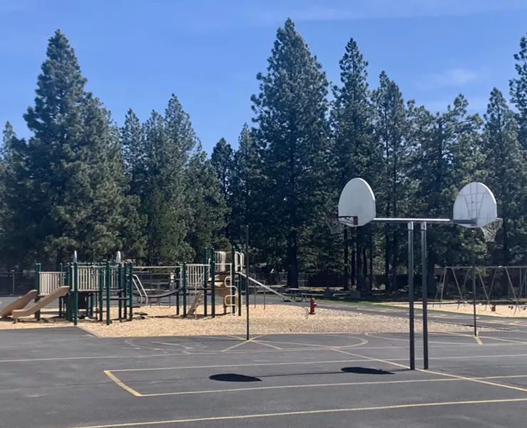 An empty playground. - JOSHUA SAVAGE