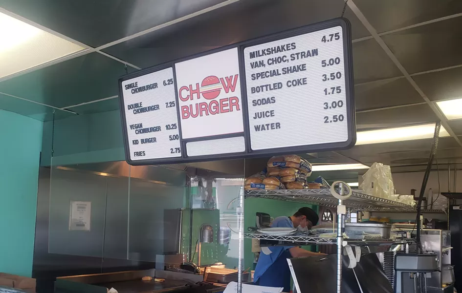 Chow Burger is simple and unassuming... but what more could you really want from a neighborhood burger joint? - CAYLA CLARK