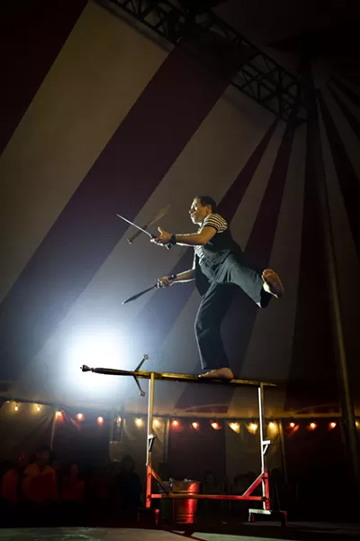 Venardos Circus is described as a "touring Broadway-style animal free production." - VENARDOS CIRCUS