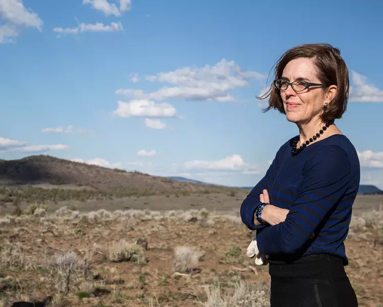 If Kate Brown announces her bid for re-election, she will be against Bend Rep. Knute Buehler, a republican. - COURTESY OF GOV. KATE BROWN