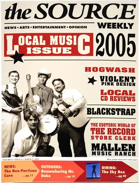 SOURCE WEEKLY COVER FROM 2005