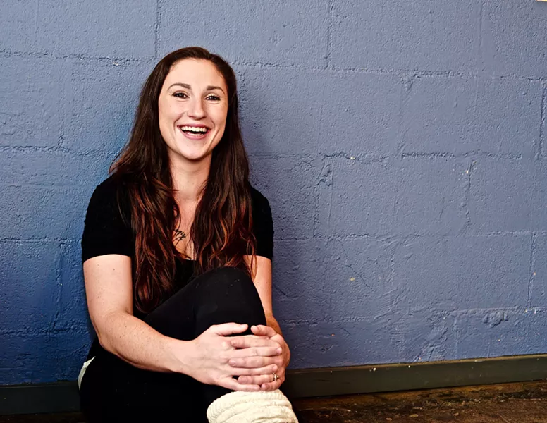 Danielle Patton has struggled with addiction but is now a glowing success story. - MAGDALENA BOKOWA