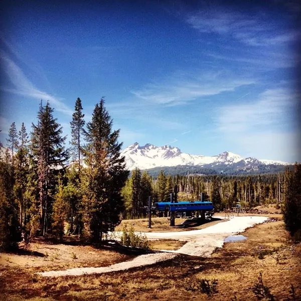 Mt. Bachelor's Skyliner lift after the 2015-2016 season. - CHRIS LARRO