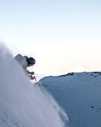 Mason Lacy skis on Broken Top during excellent conditions (unlike those discussed in this article).
