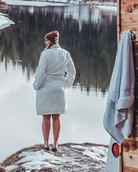 Snow's out&mdash;how about some relaxation time? @gather_saunahouse shared this photo from @jaydesilbernagel of a guest enjoying their cozy sauna. Seems like just the vibe for a healing start to 2022...Tag us @sourceweekly for a chance to be featured here and as the Instagram of the Week in the Cascades Reader. Winners get a free print from @highdesertframeworks!