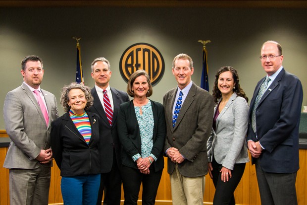 Members of the Bend City Council. - CITY OF BEND