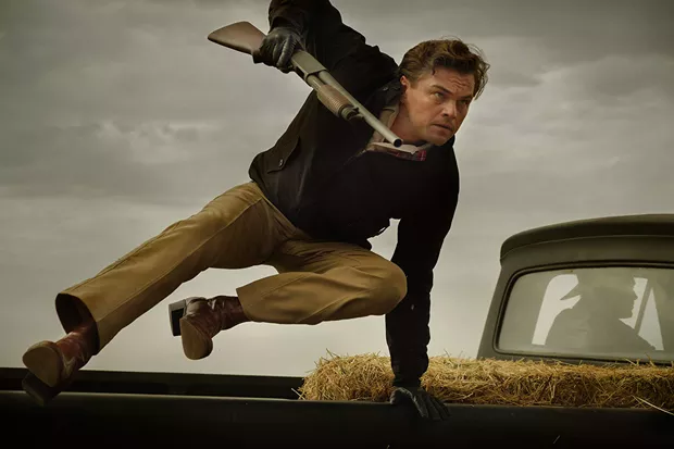 Leo DiCaprio guns it in "Once Upon a Time in Hollywood." - COURTESY IMDB