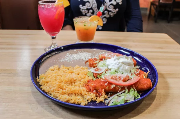 Enchiladas Rancheras offer more heat than traditional enchilada sauce. - NANCY PATTERSON