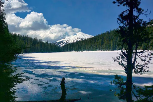 Awesome view of Mt. Bachelor shot by Charles Blumenthal at Todd Lake! Tag @sourceweekly on Instagram to get featured in Lightmeter. - CHARLES BLUMENTHAL