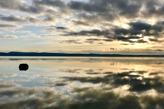 The solitude of Summer Lake offers reflective residencies for artists. - DUSTIN HAMMAN