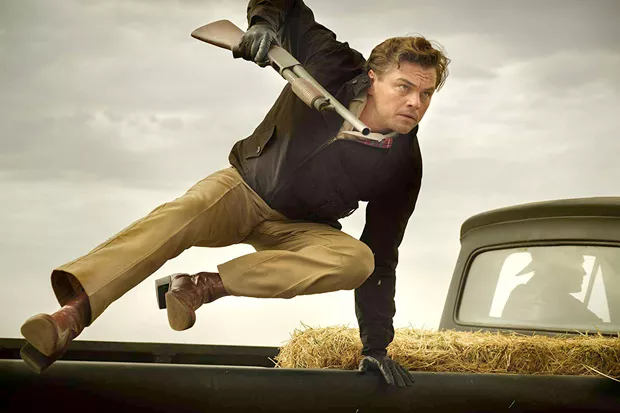 There's not enough of DiCaprio jumping out of pickup trucks in Hollywood. - PHOTO COURTESY OF SONY
