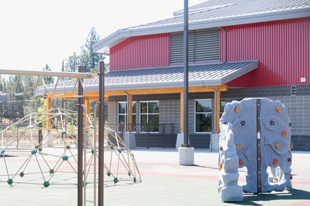 One of two playgrounds at the new North Star Elementary School. - NICOLE VULCAN