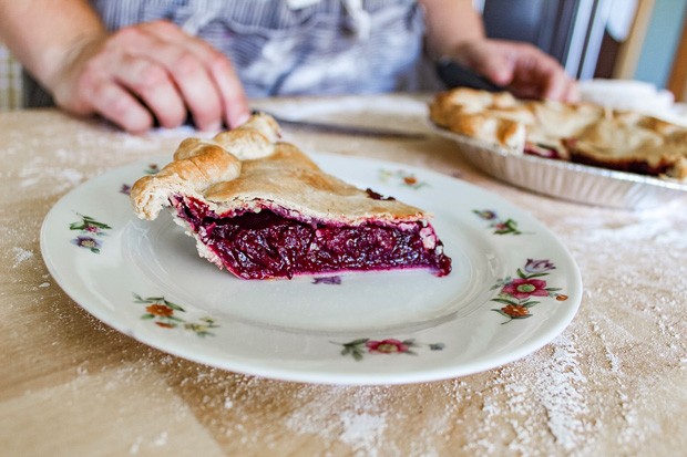 Hot from the oven! The triple berry pie is loaded with Oregon marionberries and other fresh berries. - NANCY PATTERSON