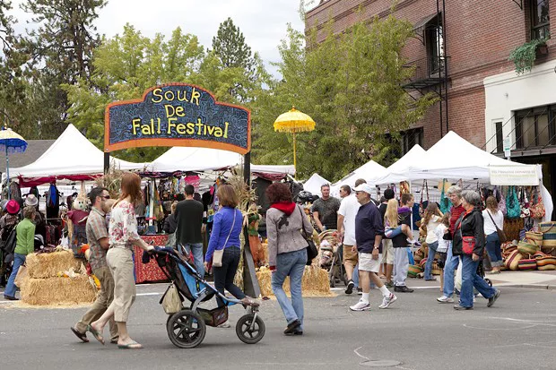 A past Fall Festival takes place in Bend's downtown. - SUBMITTED