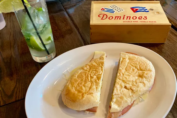 Cuban Kitchen Cuban sandwich and mojito. - JOSHUA SAVAGE