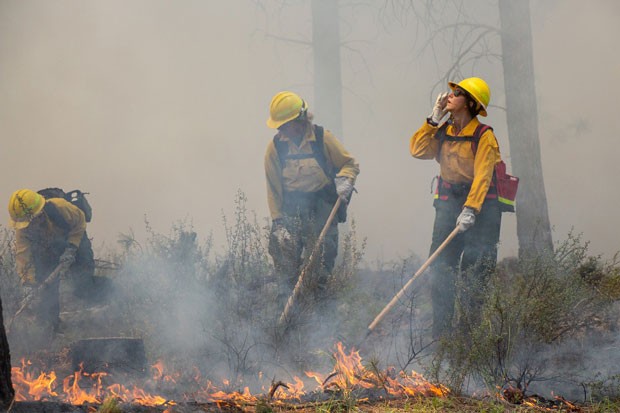 Source staffer Keely Damara spent a day with fire crews, training for the 2019 fire season. Fortunately, the fire season turned out to be much more mellow than years past. - KEELY DAMARA