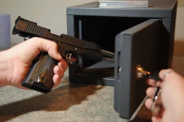 The Oregon gun safety activist group, State of Safety Action, wants to put gun storage regulations on the November ballot. But Oregon House Democrats might beat them to it. They've introduced HB 4005 for the "short" session, which—if enacted—would require gun owners to store their firearms in a locked container and engage a trigger lock on their weapon when it's not on their person. - U.S. AIR FORCE PHOTO/TECH. SGT. THOMAS DOW