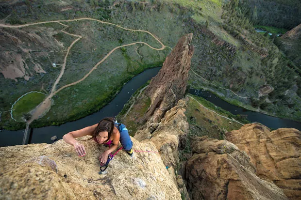 Lizzy VanPatten takes her longtime love of rock climbing to new heights. - FREYA FENNWOOD