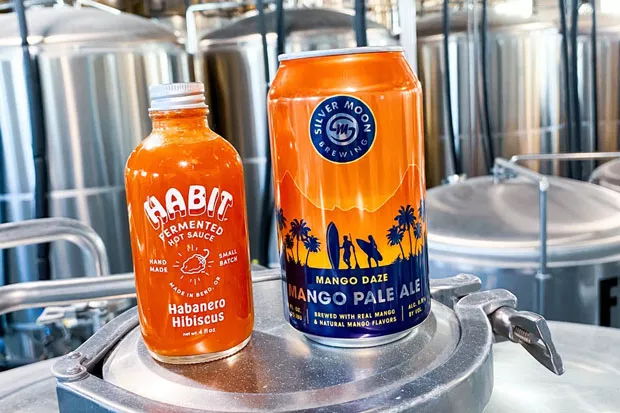 Silver Moon's Mango Daze Pale Ale gets paired with Habit's Habanero Hibiscus. - PHOTO SUBMITTED