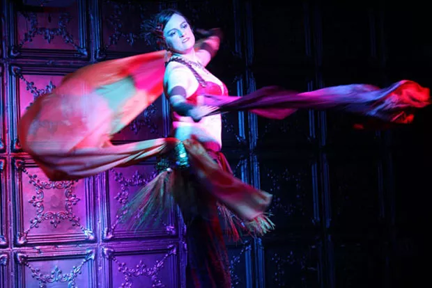 Local dancer Leia Napoli performing as part of the local variety showcase, "Shelter in Place." - MEHAUMA KROPP