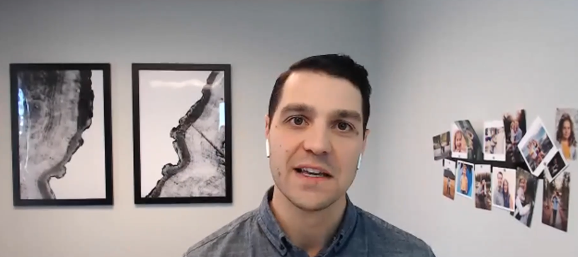 Dave Salciccioli introduced the panelists during the Bend Young Professionals presentation about becoming an effective remote worker. - SCREENSHOT VIA BEND CHAMBER OF COMMERCE