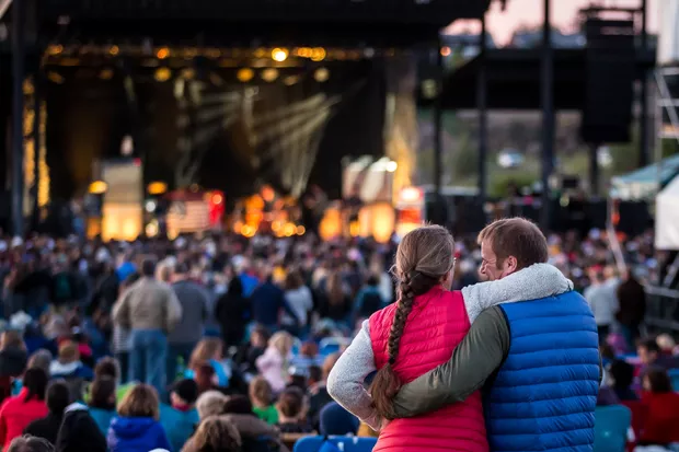 What the Les Schwab Amphitheater looks like during normal summers. - RYAN ADAMS