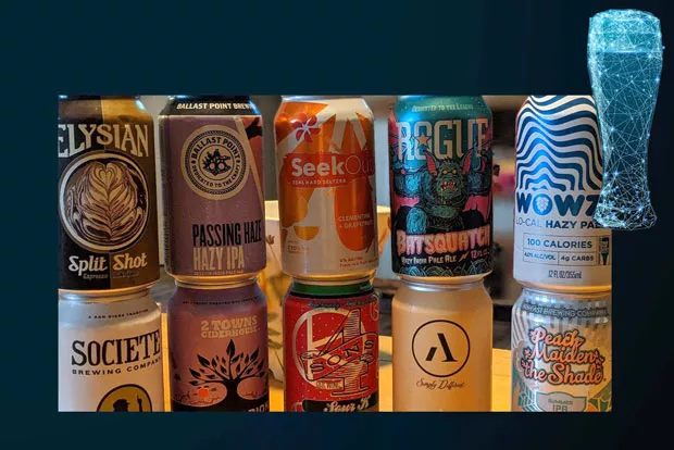 The author's "Photo Booth" shot for Portland Beer Fest. - HEIDI HOWARD