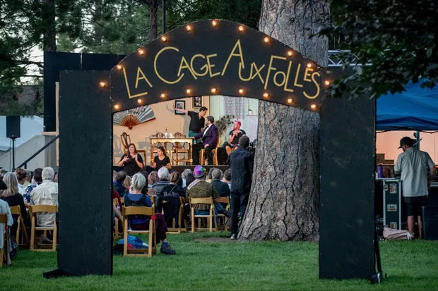 Les Cage Aux Folles at Drake Park, in more theatre-friendly times. - CAROL STERNKOF