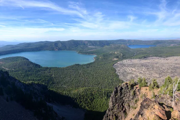 Views from Paulina Peak at the Newberry National Volcanic Monument. - ISAAC BIEHL