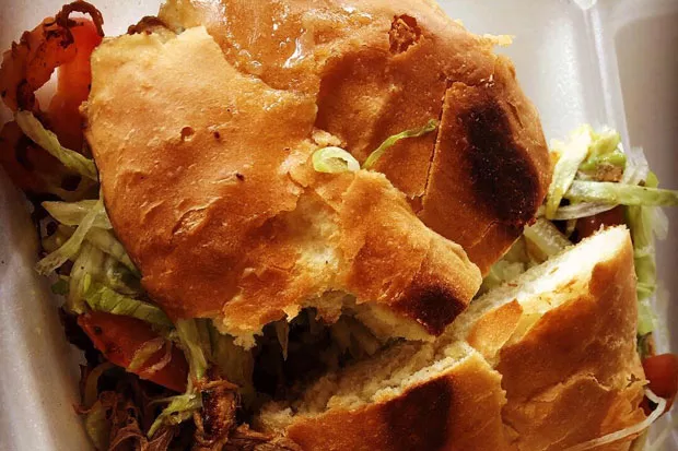 Tasty, toasted bread highlights the torta at La Posada in Madras. - NICOLE VULCAN