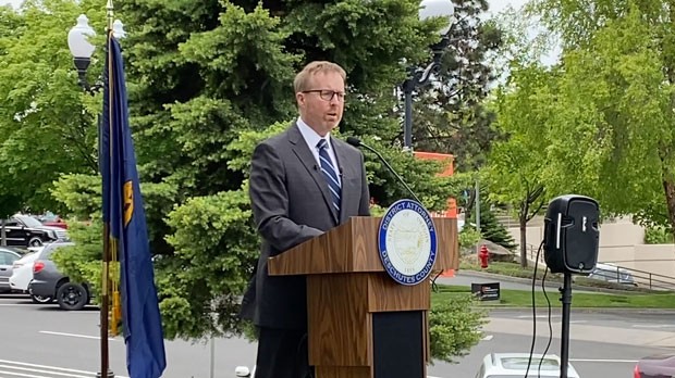John Hummel has been serving as Deschutes County District Attorney since 2014, when he was first elected to office. In response to Black Lives Matter protests, he’s pushing for body cams for local law enforcement officers as well as many other criminal justice reforms. - LAUREL BRAUNS