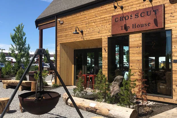 The Crosscut Tap House is now open. - NICOLE VULCAN