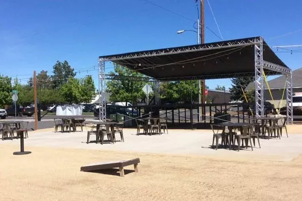 A look at "The Angle at Duffy's," the stage where bands will get down at General Duffy's Waterhole in Redmond. - COURTESY GENERAL DUFFY'S