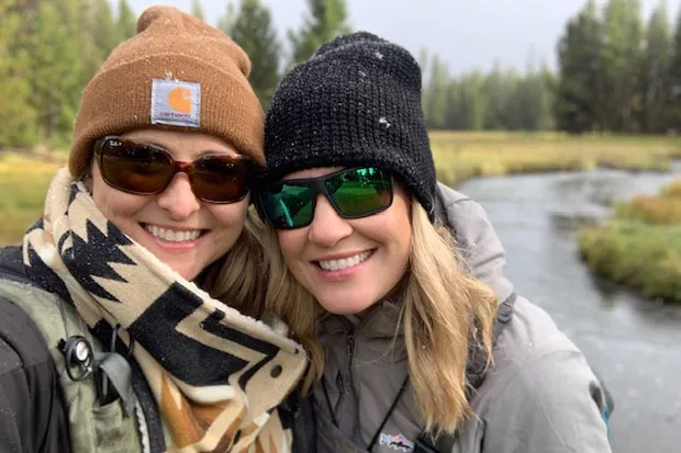 Halina Kowalski-Thompson and Jenny O'Brien co-run Central Oregon Lady Anglers. - COURTESY OF COLA