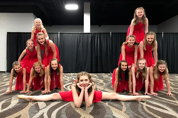 Lindsi Kay and her youth Acro Fusion class have had to overcome major COVID-related adversities in order to put together an inspiring show. - COURTESY LINDSI KAY