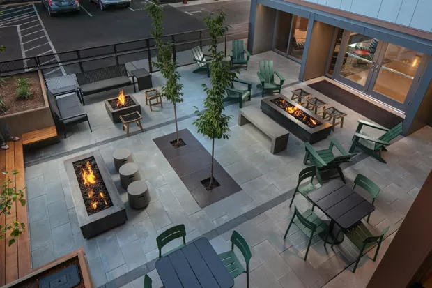 Outdoor fire pits coupled with $5 pours? Yes, please. - COURTESY OF SIGNATURE BEND