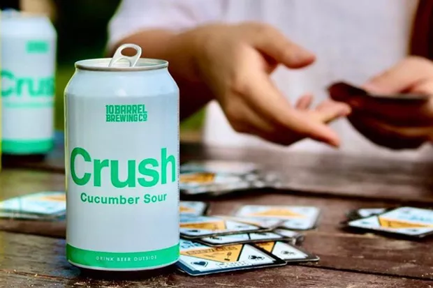 Virtual sour beer tasting featuring 10 Barrel's Cucumber Sour Crush. - 10 BARREL BREWING CO.