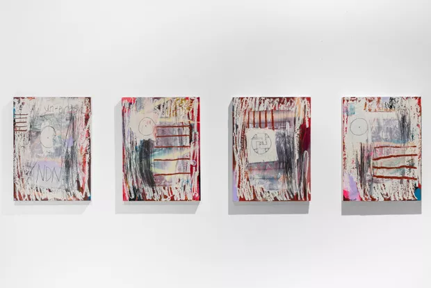Works from Ka'ila Farrell-Smith are currently on display at the Liberty Theater. - COURTESY SCALEHOUSE