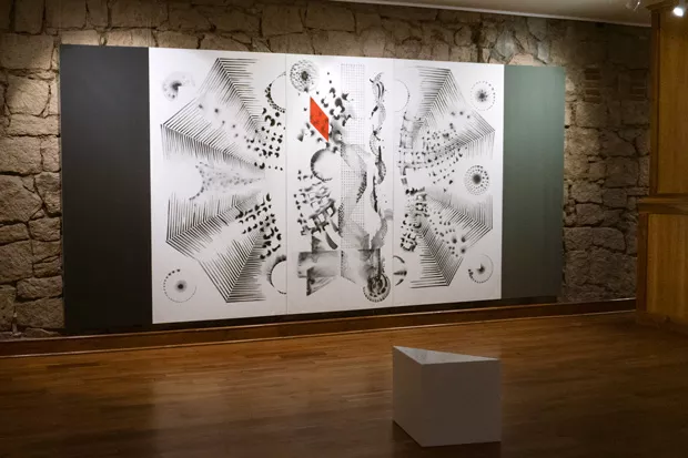 Bill Hoppe's "Ship of Fools" on display through Sept. 26. - CHRISTIAN BRAVO