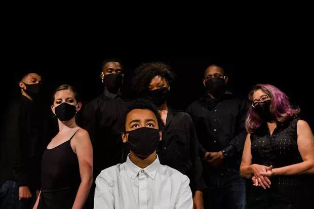 The cast of "Evanescent," an original play that takes on living with mental health issues. - COURTESY CASCADES THEATRICAL COMPANY