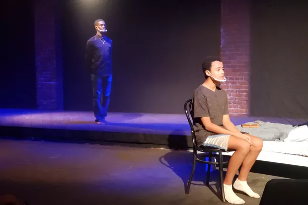 The cast of the show rehearses several weeks before opening. - CAYLA CLARK