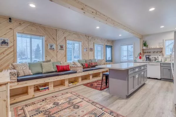 The Roost is a co-living spot for 18 people near downtown Bend. It provides an example of a potential arrangement for a micro-unit living situation. The owner, William Hayes Noel, converted an old motel into single-occupancy rooms with bathrooms and transformed a few rooms into a large communal kitchen. - WILLIAM HAYES NOEL