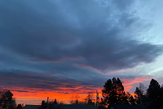 Good morning Central Oregon! A lovely sunrise caught in northeast Bend Nov. 17. - BY NICOLE VULCAN