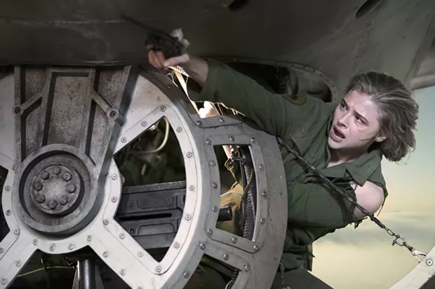 There's something out on the wing in "Shadow in the Cloud." - COURTESY OF REDBOX ENTERTAINMENT