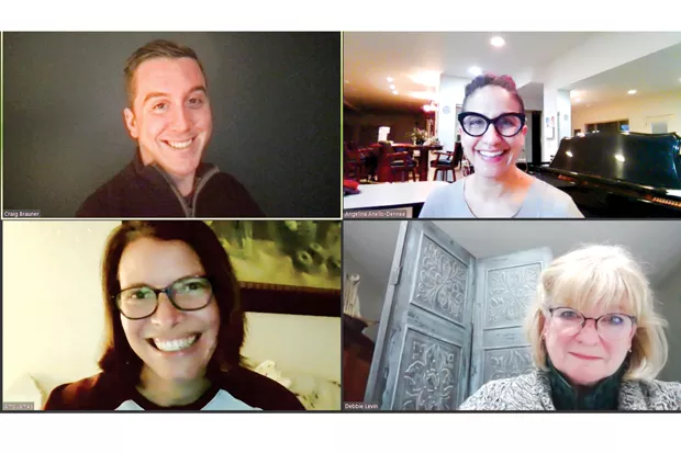 ETC founders, clockwise from top left: Craig Brauner, Angelina Anello-Dennee, Debbie Levin and Amy James - SUBMITTED