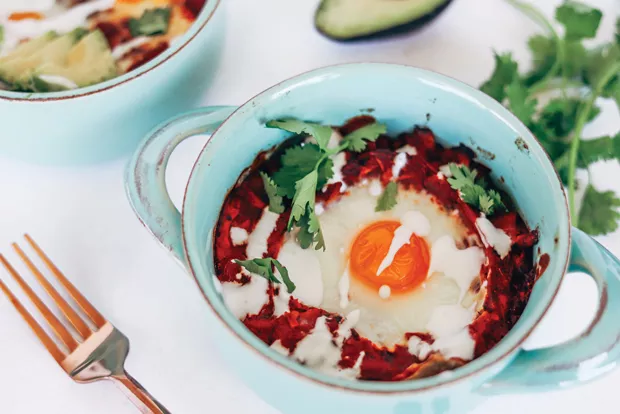 The most effortless morning meal, overnight chilaquiles. - NANCY PATTERSON